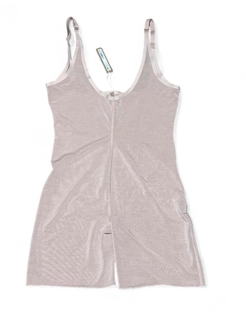 SKIMS Sheer Sculpt Bodysuit Clay L Shapewear Shorts Mid Thigh NWT Seamless - Picture 2 of 4